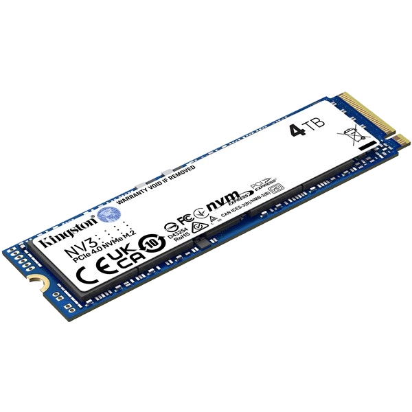 Image of 4TB Kingston NV3 M.2 2280 PCI Express 4.0 x4 NVMe Solid State Drive